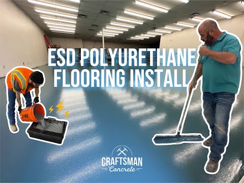 ESD Epoxy Polyurethane Floor Installation in Texas