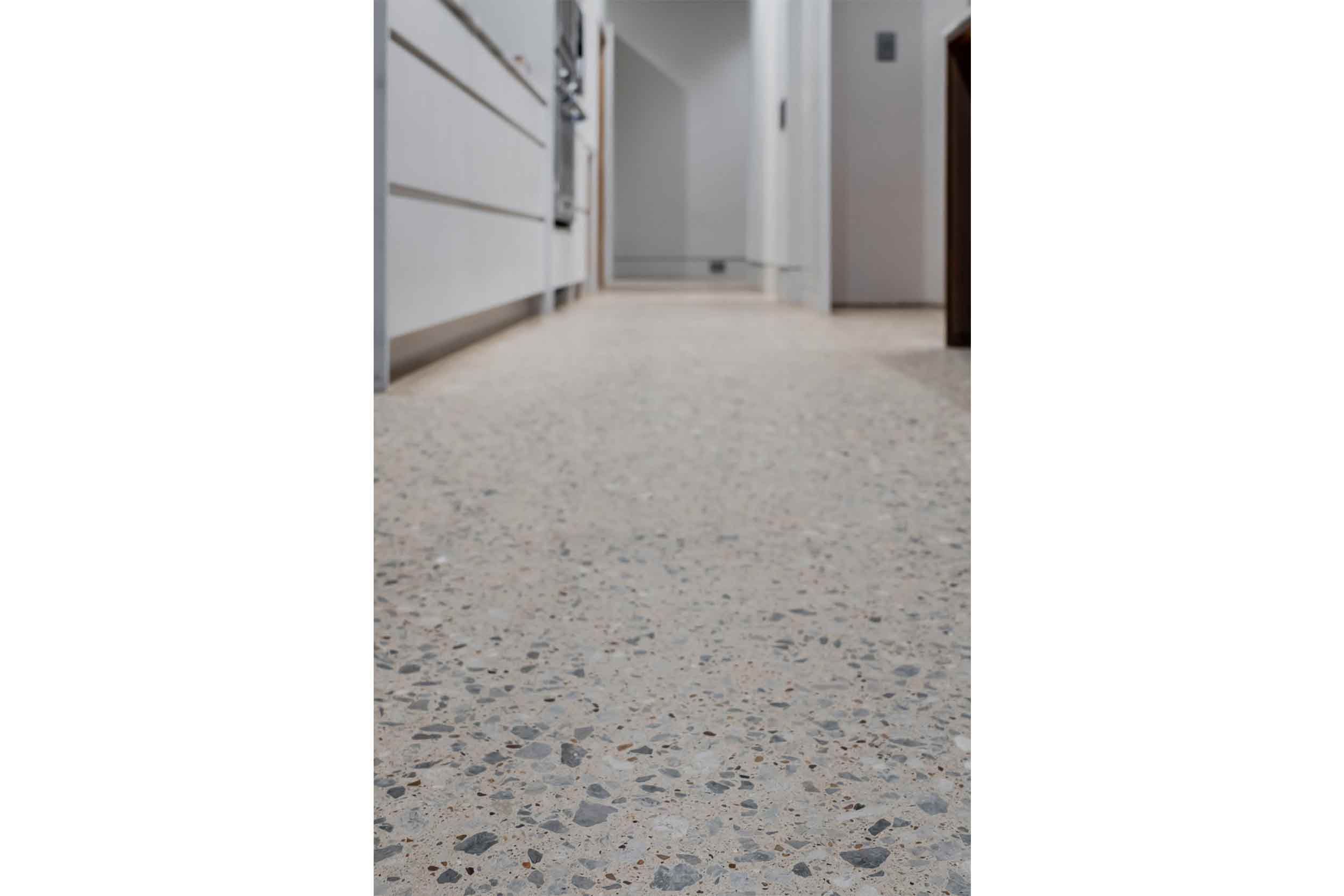 Large aggregate Polished Concrete Floor