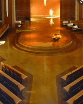 Polished Concrete Floors Church