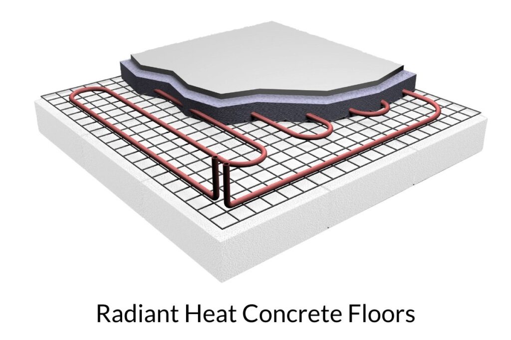 Radiant Heating in Polished Concrete Floors 