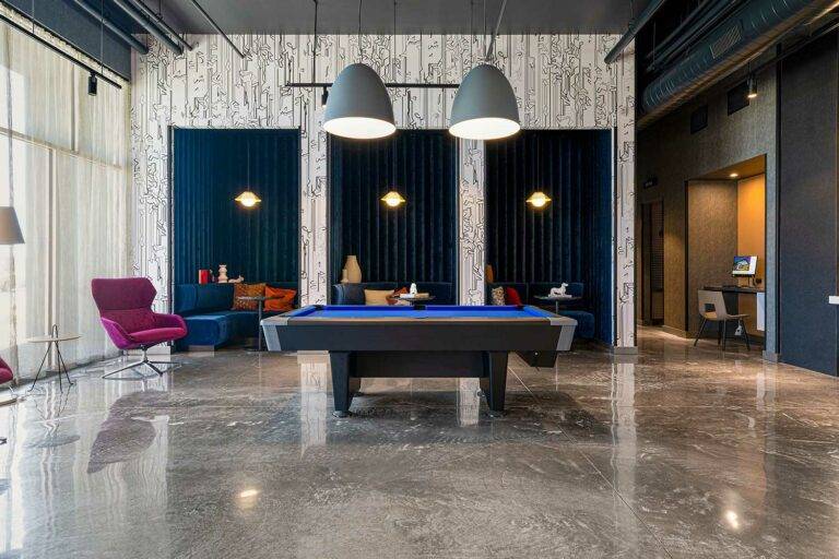 ALoft Hotels Commercial Polished Concrete Floors