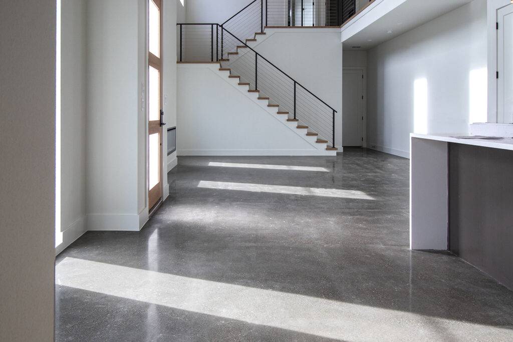 luxury residential and commercial polished concrete installations