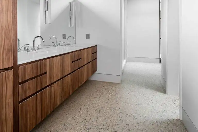 Rock Cut polished concrete floor, Colleyville TX
