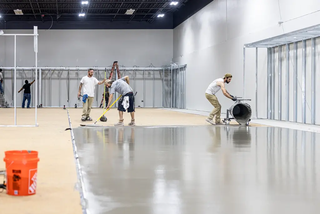 Terrazzo Floor Prep