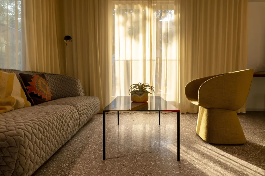 rock cut polished concrete floor